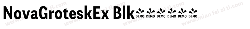 NovaGroteskEx Blk字体转换